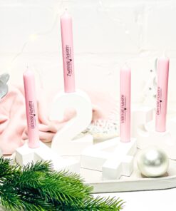 Moderner Adventskranz Zahlen aus Keramik – Bild 3