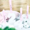 Moderner Adventskranz Zahlen aus Keramik