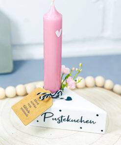 Tortenstück mit Kerze – Bild 4