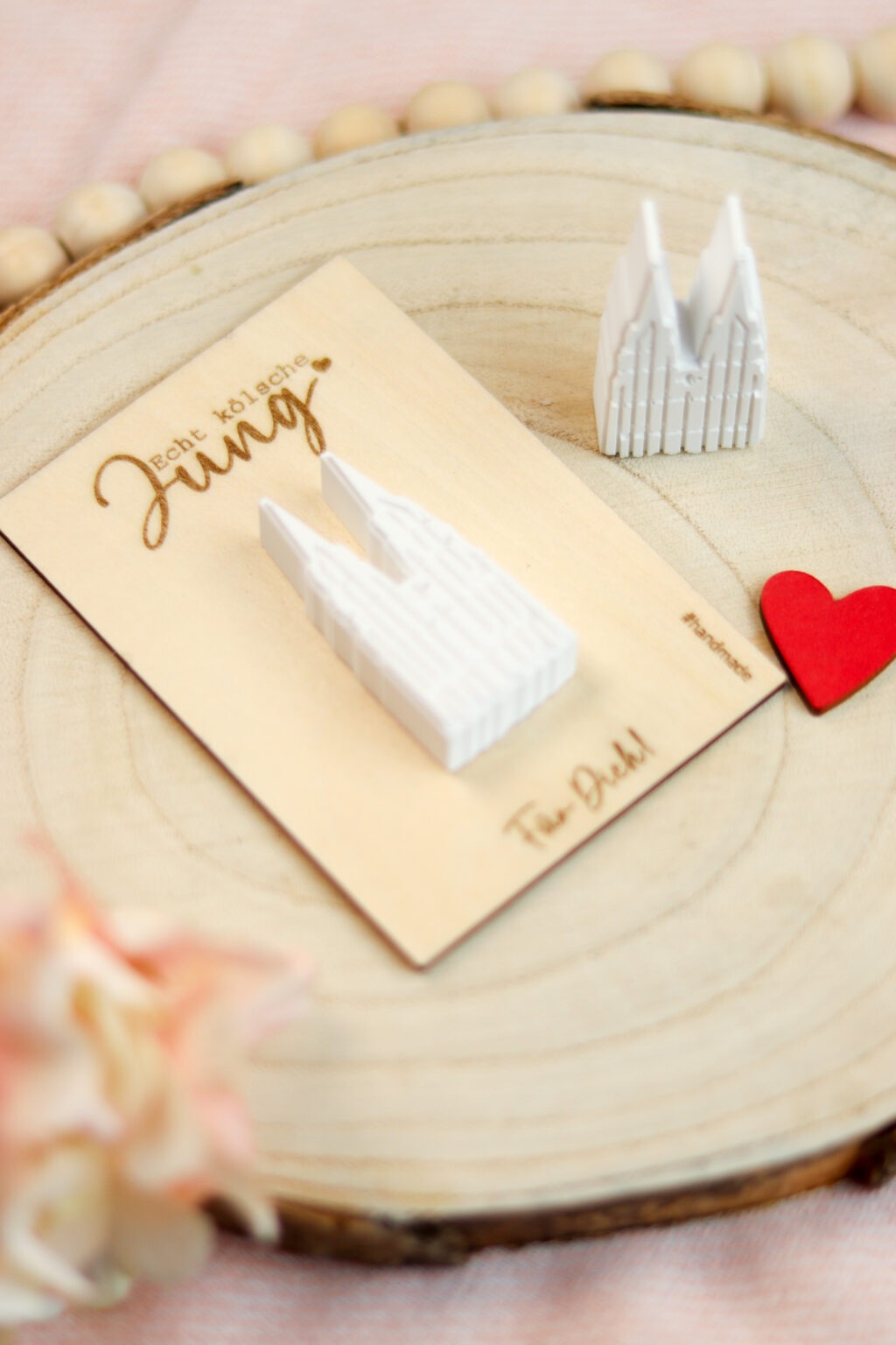 Mitbringsel Kölsche Sprüche mit Mini Kölner Dom - HejLotte