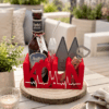 Flaschenhalter Köln Geschenkset rot