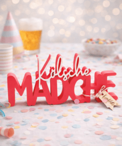 Kölsche Mädche Dekoration aus 3D-Druck als Geschenk für Köln-Fans
