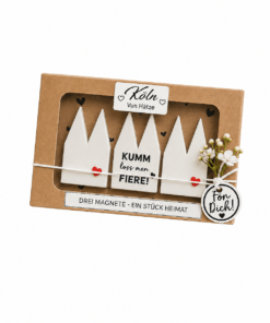 Kölner Dom Magnete - Geschenkset personalisiert