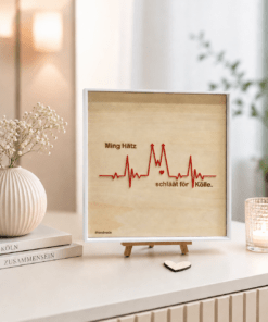 Köln Bild mit Kölner Dom und EKG Herzschlag