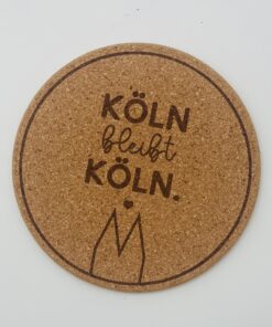 Kork Untersetzer mit kölschen Sprüchen 4er Set